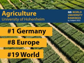 Wieder Deutschlands Nr. 1 im QS-Fächer-Ranking: Die Agrarforschung der Universität Hohenheim