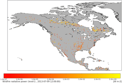 Rauchwolken aus Kanada in Europa messbar