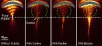 Bubbles are the new lenses for nanoscale light beams