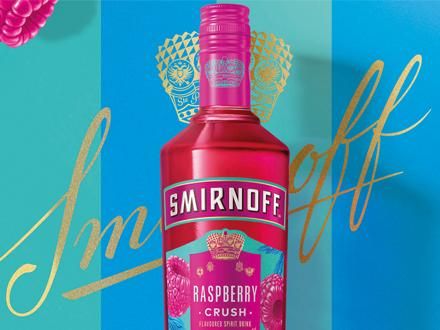 DIAGEO launcht Smirnoff Raspberry Crush - Smirnoff Raspberry Crush liefert den Himbeer-Boost