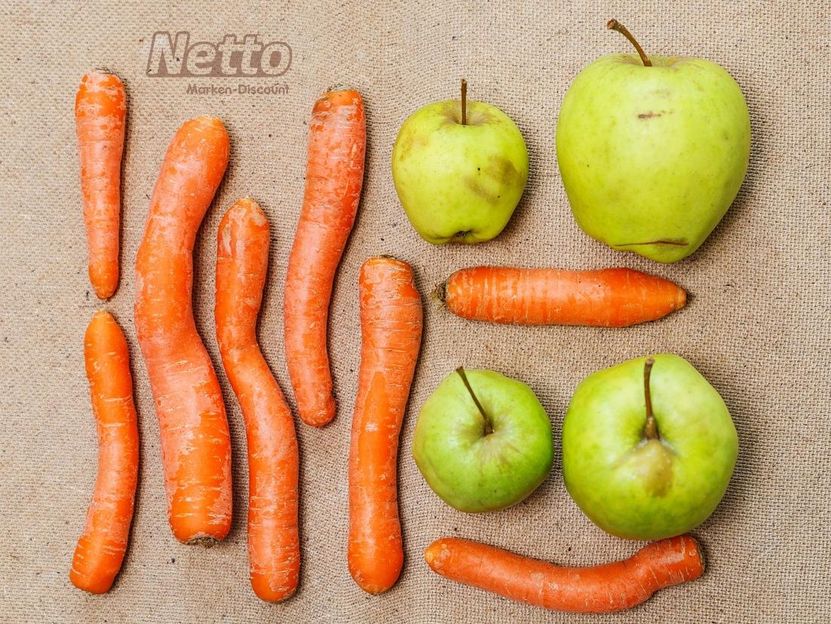 Für mehr Lebensmittelwertschätzung - Netto verkauft krummes Obst und Gemüse - Gemeinsam gegen Lebensmittelverschwendung