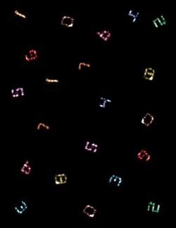 Capturing ultrasharp images of multiple cell components at once