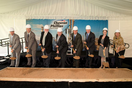 Groundbreaking of two new Chevron Phillips polyethylene units