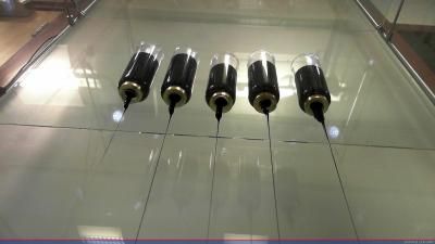 bitumen in glass tubes