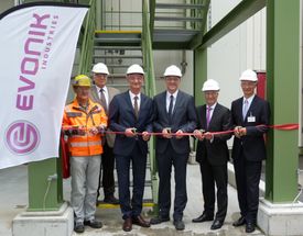 Evonik nimmt weitere Kapazitäten für Spezialkieselsäuren in Rheinfelden in Betrieb