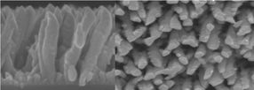 nanocolumnas de titanio