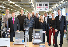Fundación de LAUDA Scientific GmbH como empresa autónoma para equipos de medición