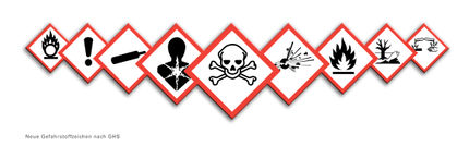 Neue Gefahrstoffsymbole