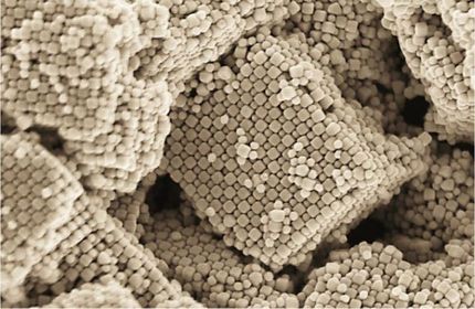 nanoparticles in superlattices