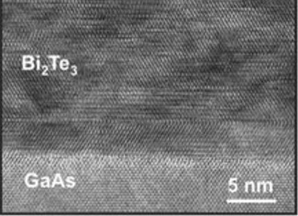 HRTEM image of bismuth telluride