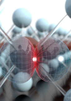 In zwei Dimensionen leuchten Elektronen schneller