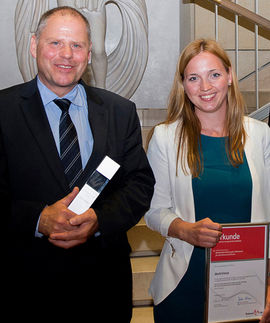 Kurt Maier und Susanne Schmidt von dextrinova