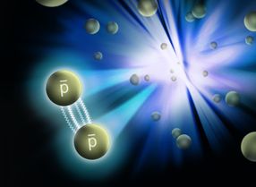 antiprotons attractive interactions