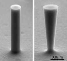 Whispering gallery modes in Silicon nanocones intensify luminescence