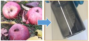 kohlenstoffbasierte Material für Natrium-Ionen-Batterien aus Äpfeln