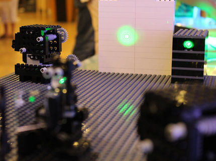 Michelson-Interferometer aus LEGO®-Bausteinen
