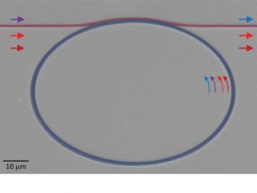 New nanodevice shifts light's color at single-photon level