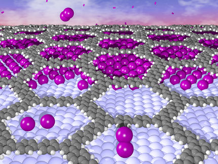 Soft decoupling of organic molecules on metal