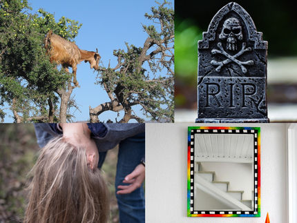 Fatale Grabsteine, Ziegenmenschen und "Spiegelkratzen"