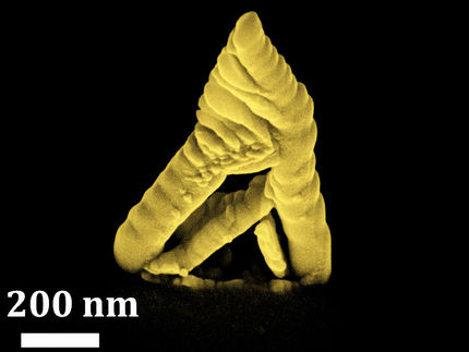 Nanostruktur aus Gold
