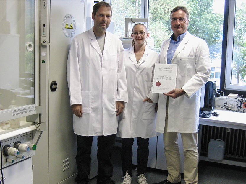 Endotherm GmbH mit "International Life Sciences Award" ausgezeichnet