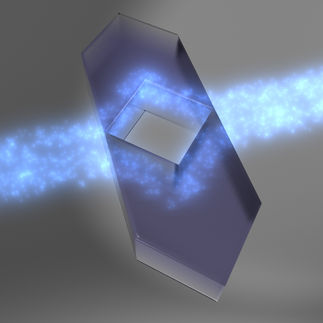 A new invisibility cloak to conceal objects in diffusive atmospheres is devised