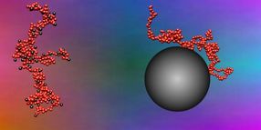 Small nanoparticles have surprisingly big effects on polymer nanocomposites