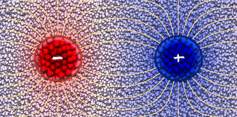 Heiß & kalt: Gegensätze ziehen sich an - Nanoteilchen werden durch Temperaturunterschiede "geladen"