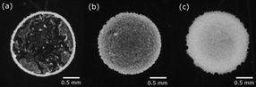 Printed 'coffee rings' avoided with nanofibers