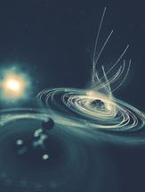 Röntgenblitze erzeugen „molekulares Schwarzes Loch“