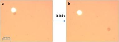 Tiny bubbles provide tremendous propulsion in new microparticles