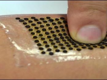 Stretchable biofuel cells extract energy from sweat to power wearable devices