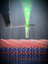 Quantum Sensors Decipher Magnetic Ordering in a New Semiconducting Material