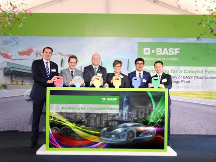 BASF eröffnet ihre erste Produktionsanlage für Automobillacke in Thailand