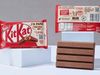Première mondiale : KitKat est emballé dans un emballage en papier.