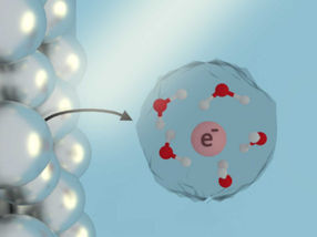 Las nanopartículas facilitan la conversión de la luz en electrones solvatados
