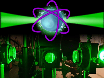 Ein beleuchtetes Wassertröpfchen erzeugt ein "optisches Atom"