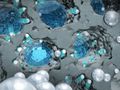 Las nanopartículas perforan a voluntad el silicio