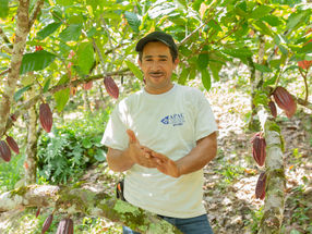 Leonel Pineda, Kakaofarmer aus Nicaragua und Partner des Cacao-Nica Programms von Ritter Sport