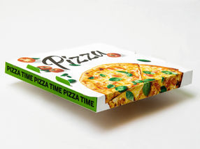 Lightest pizza box in the world