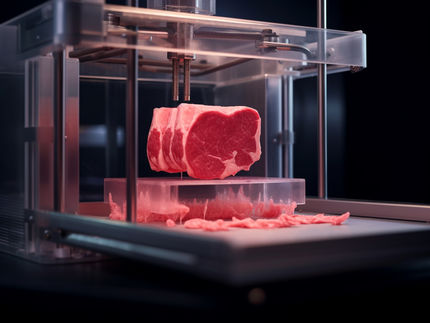 Algen in Kombination mit sichtbarem Licht können Tinte für kultiviertes Fleisch erzeugen