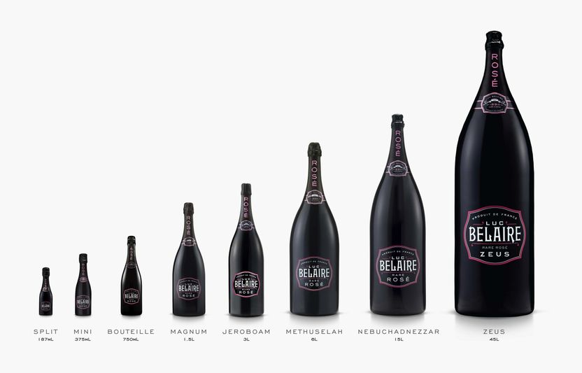 Luc Belaire lance ZEUS, la plus grande bouteille de champagne au monde*. -  Avec 45 litres, ZEUS est actuellement la plus grande bouteille de champagne  disponible au monde