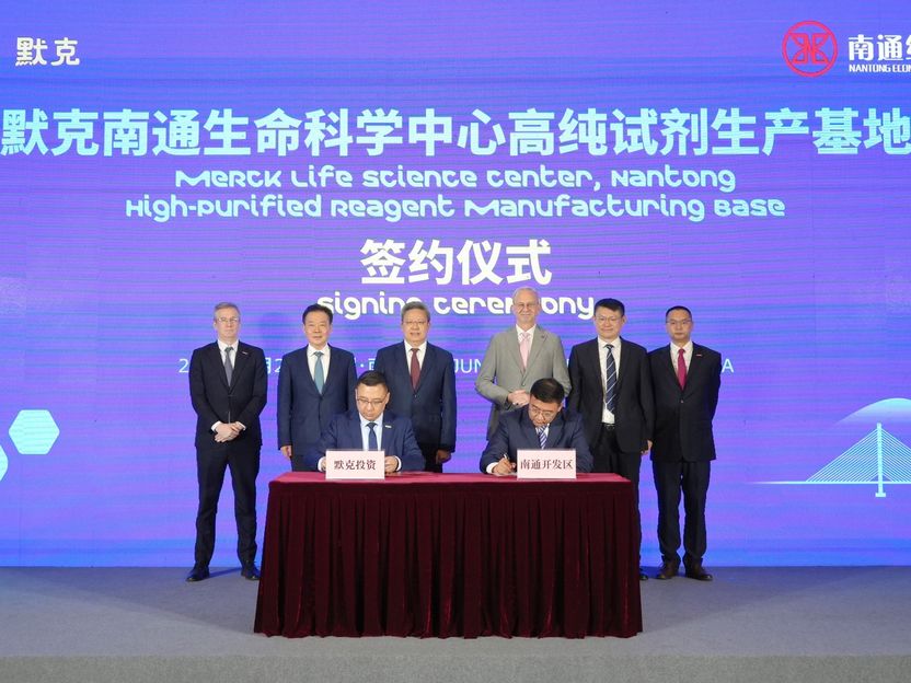 Merck Invests Approximately € 70 Million to Expand Reagent Manufacturing in China - Major investment at company’s Nantong site reflects Merck’s China strategy