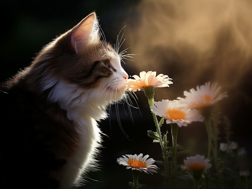 Nasen von Hauskatzen funktionieren möglicherweise wie hocheffiziente chemische Analysegeräte - Parallelen zwischen Katzennasen und Gaschromatographie geben neue Einblicke in die Evolution der Säugetiere