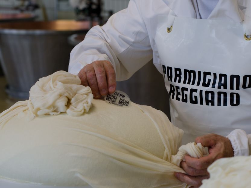 A microchip for Parmigiano Reggiano cheese - Consorzio del Parmigiano Reggiano, p-Chip Corporation, and Kaasmerk Matec Partner to Launch Breakthrough in Food-Safe Digital Tracking Technology