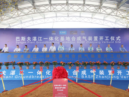 BASF breaks ground on syngas plant at Zhanjiang Verbund site  in China