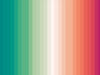 Ozeanversauerung in farbigen Streifen