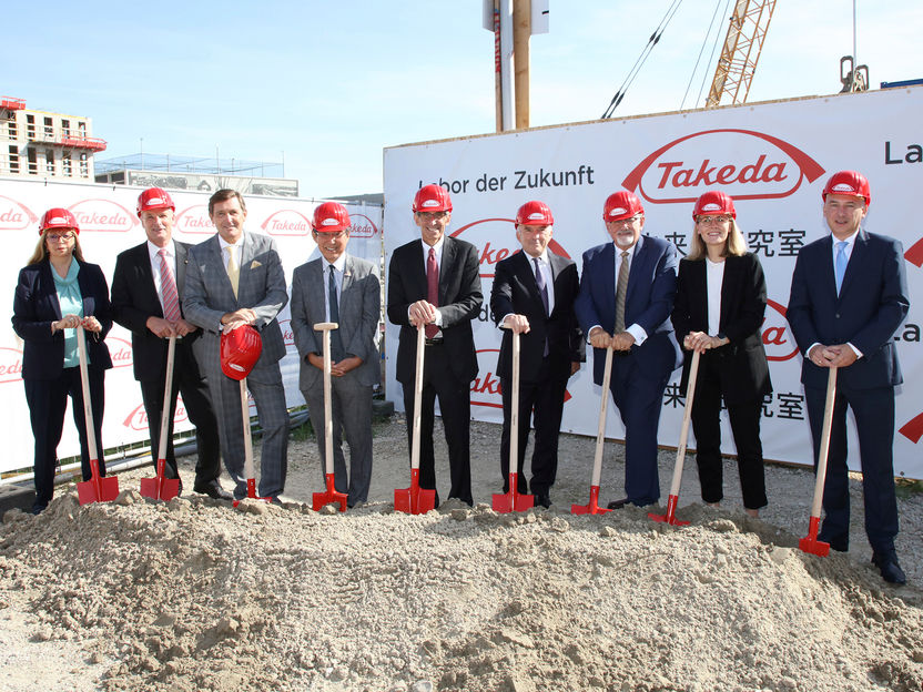 Spatenstich: Takeda errichtet Labor der Zukunft in der Seestadt - Neues Forschungs- und Entwicklungslabor in Wien Donaustadt