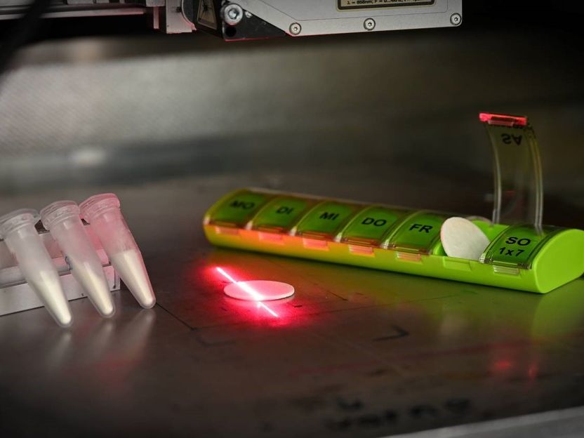 Pills printed with the 3D printer - Production of personalized medication through 3D printing