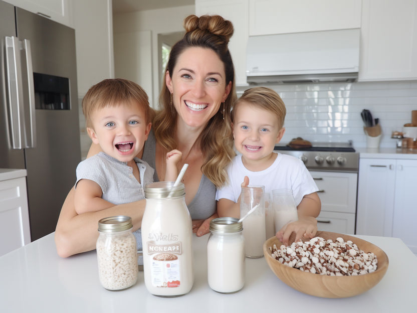 Elternschaft im Zeitalter der Nussmilch - Eltern von Kleinkindern erhalten Fakten über die immer beliebter werdenden Nussmilch- und Milchersatzprodukte von nichtmedizinischen Influencern und Bloggern